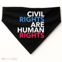 Civil Rights Are Human Rights Premium USA-Made Doggie Bandana thumb 0