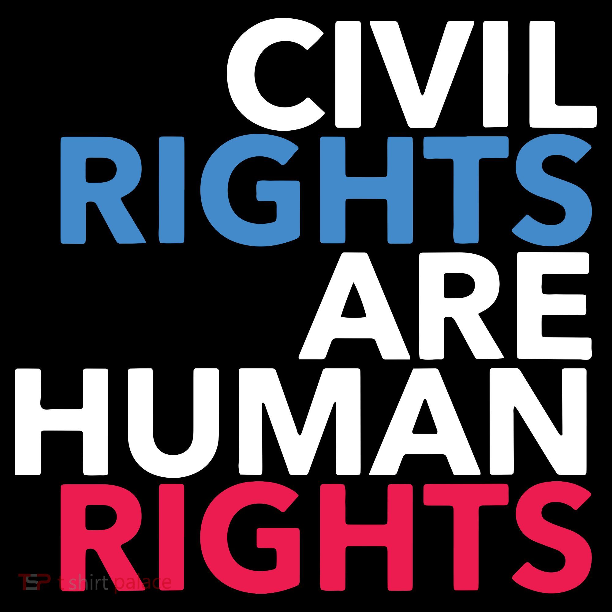 Civil Rights Are Human Rights Premium Women's Hoodie