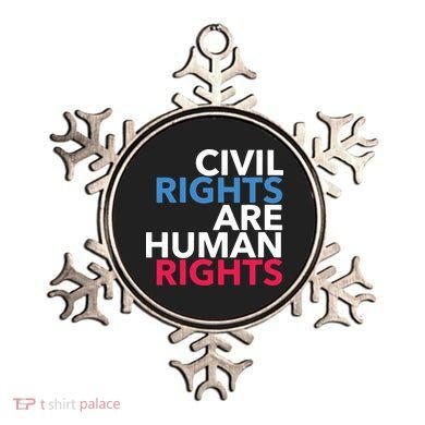 Civil Rights Are Human Rights Premium Ornament