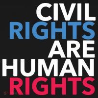 Civil Rights Are Human Rights Premium Ornament thumb 1