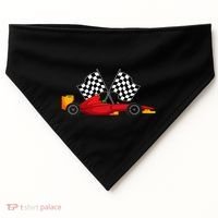 Car Racing Automobile Sport Racer Checkered Flag Finish Line USA-Made Doggie Bandana thumb 0