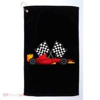 Car Racing Automobile Sport Racer Checkered Flag Finish Line Golf Towel thumb 0