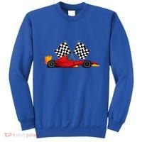 Car Racing Automobile Sport Racer Checkered Flag Finish Line Sweatshirt thumb 0