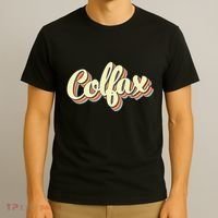 Colfax Retro Art Baseball Font Vintage T-Shirt thumb 3