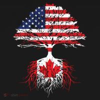 Canadian Roots American Grown Canada Flag Women's Tank Top thumb 5