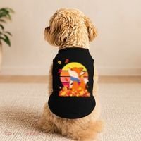 Cute Retro Autumn Fall Leaves Baby Fox Doggie Tank thumb 2