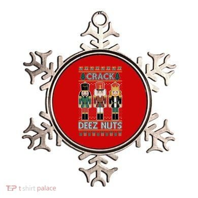 Crack Deez Nuts Nutcracker Ugly Christmas Sweater Ornament