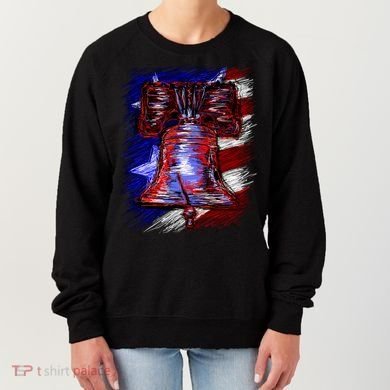 Cracked Liberty Bell Freedom America Women's Sweatshirt