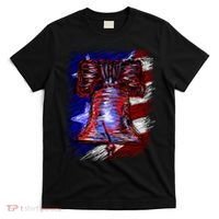 Cracked Liberty Bell Freedom America T-Shirt thumb 0