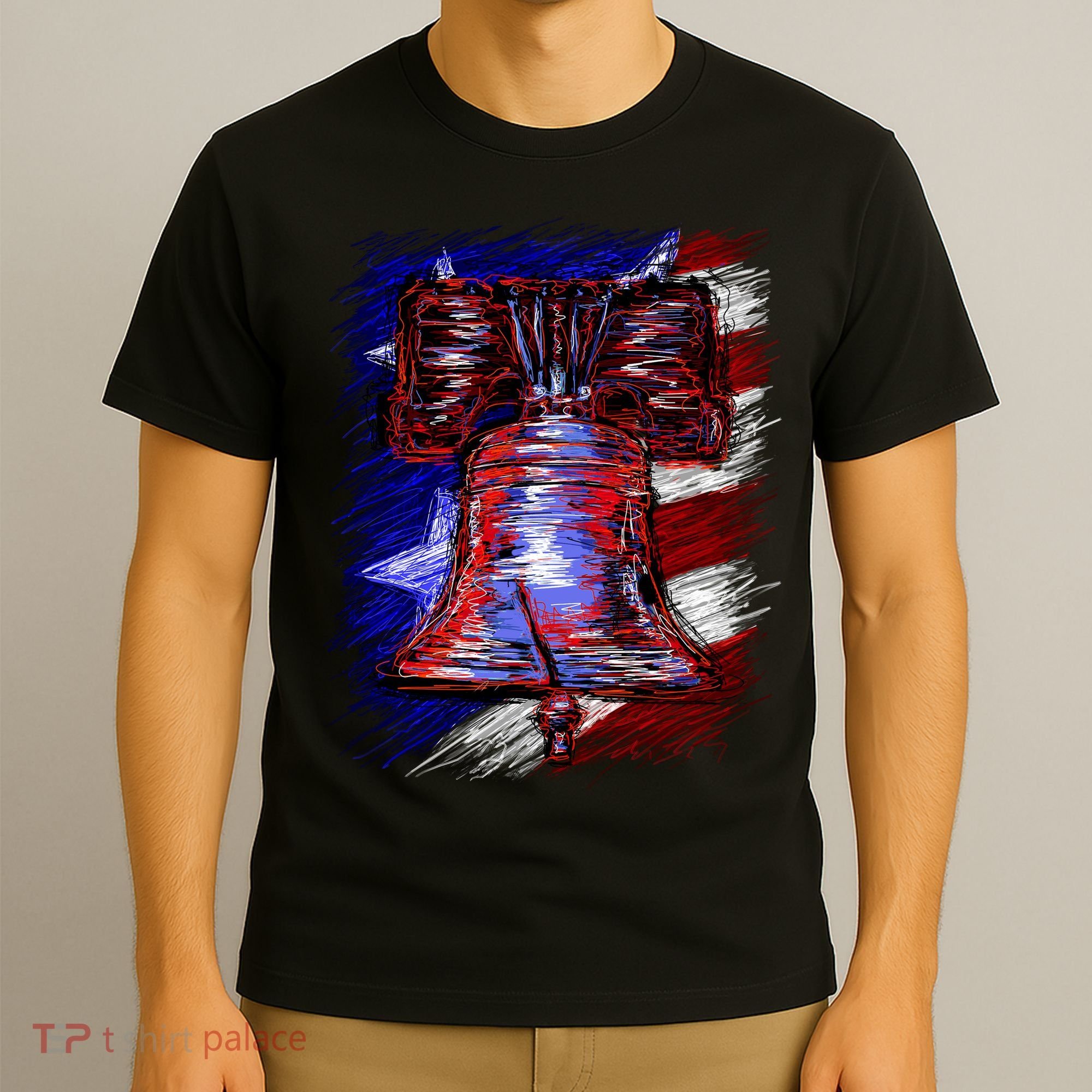 Cracked Liberty Bell Freedom America T-Shirt