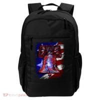 Cracked Liberty Bell Freedom America Backpack thumb 0