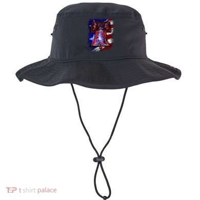 Cracked Liberty Bell Freedom America Bucket Hat