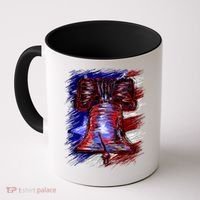 Cracked Liberty Bell Freedom America Coffee Mug thumb 0