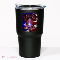 Cracked Liberty Bell Freedom America Tumbler thumb 0