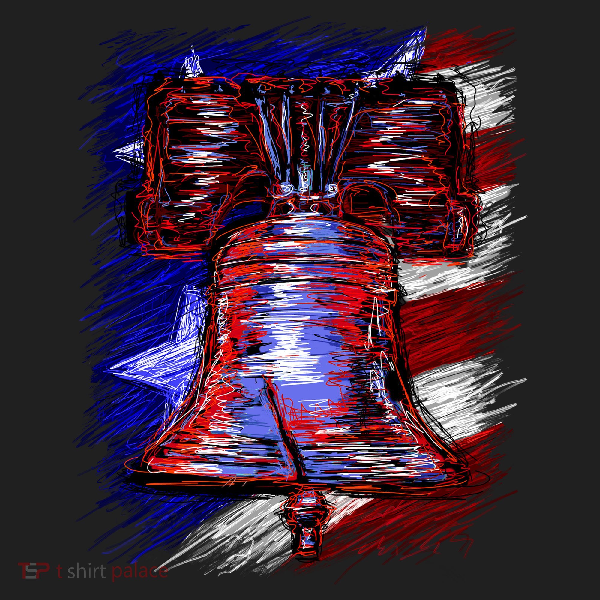 Cracked Liberty Bell Freedom America Tumbler