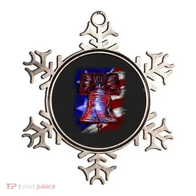 Cracked Liberty Bell Freedom America Ornament