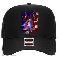 Cracked Liberty Bell Freedom America Hat thumb 0