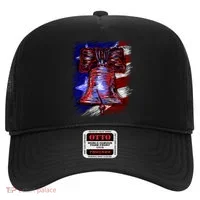 Cracked Liberty Bell Freedom America Hat thumb 0