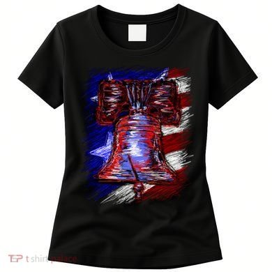 Cracked Liberty Bell Freedom America Women's T-Shirt