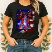 Cracked Liberty Bell Freedom America Women's T-Shirt thumb 2