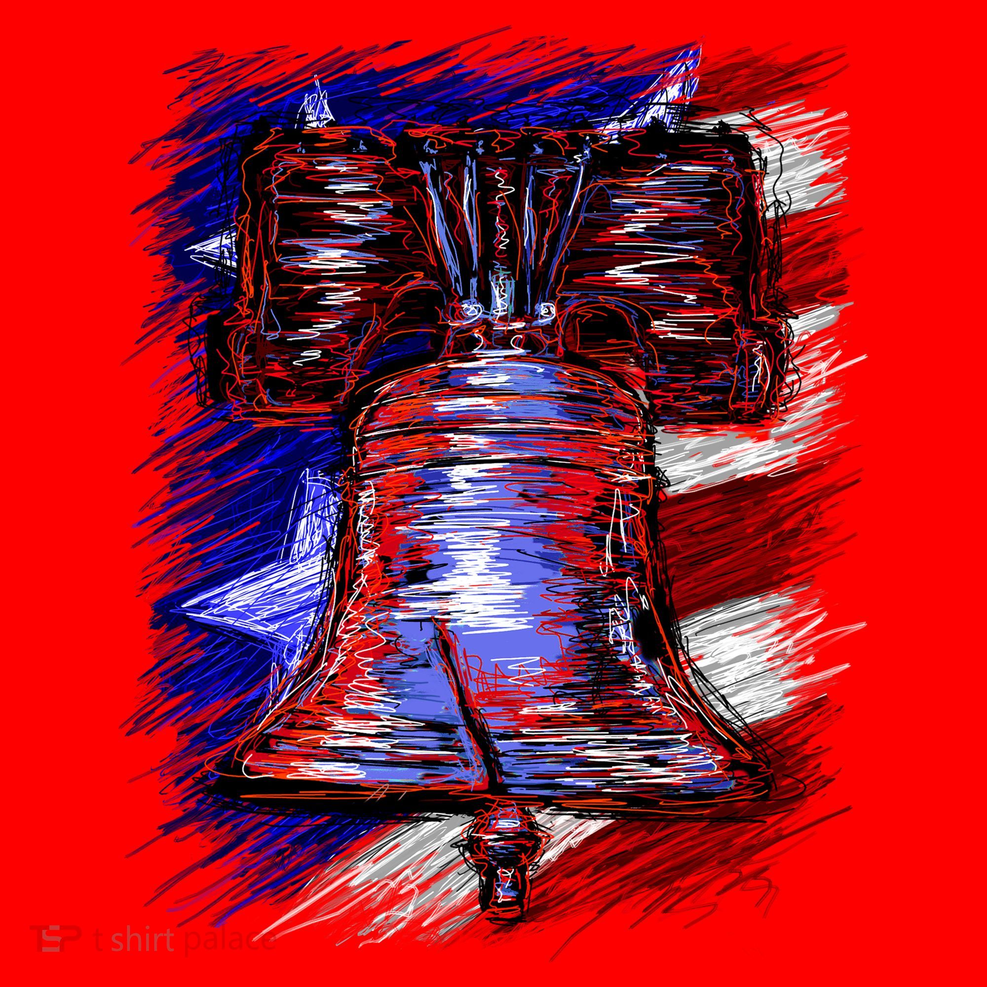 Cracked Liberty Bell Freedom America Santa Hat