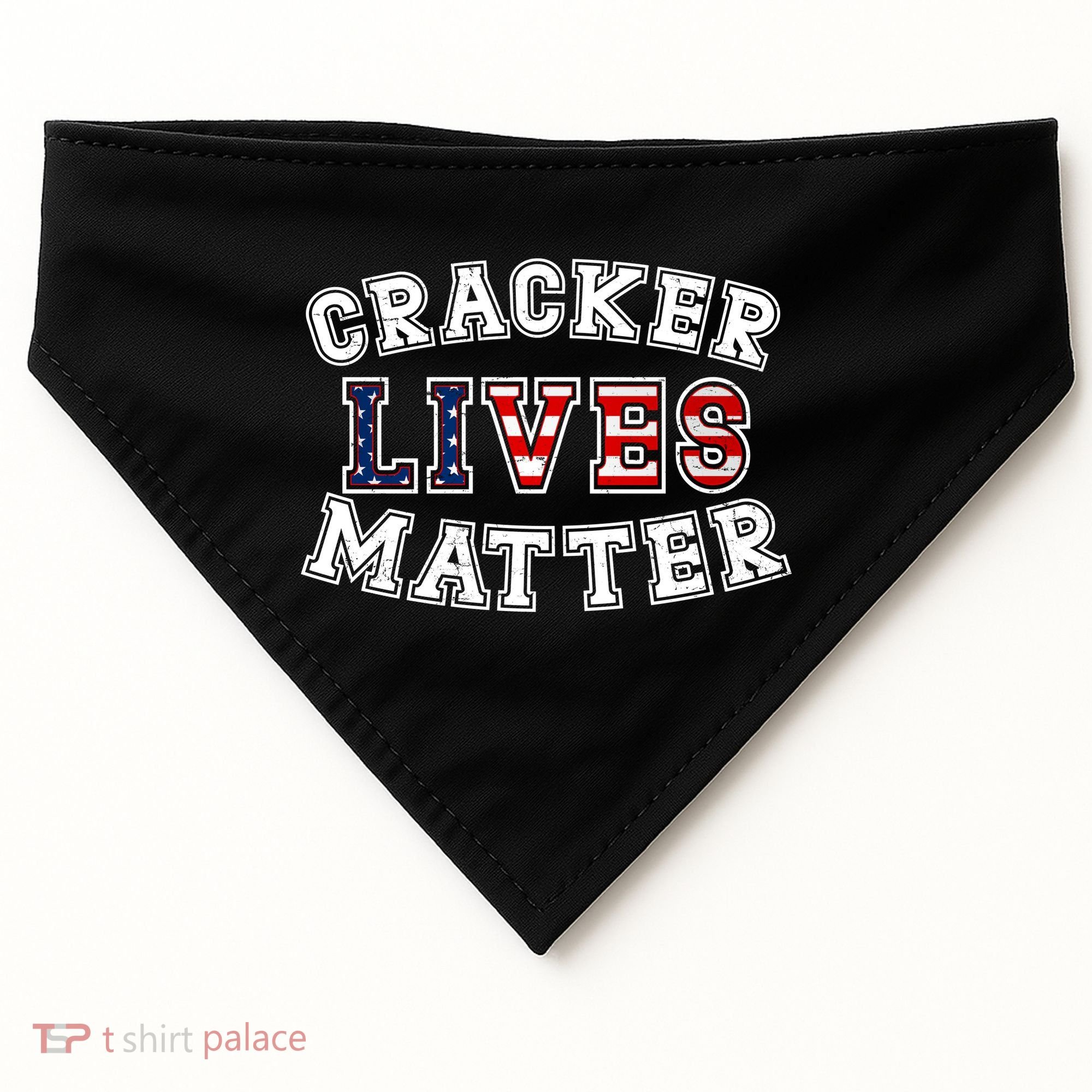 Cracker Lives Matter USA-Made Doggie Bandana
