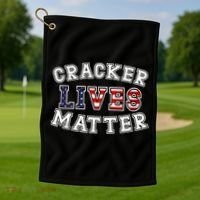 Cracker Lives Matter Golf Towel thumb 1