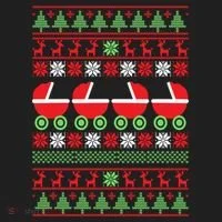 Cradle Ugly Christmas Sweater Women's Sweatshirt thumb 2