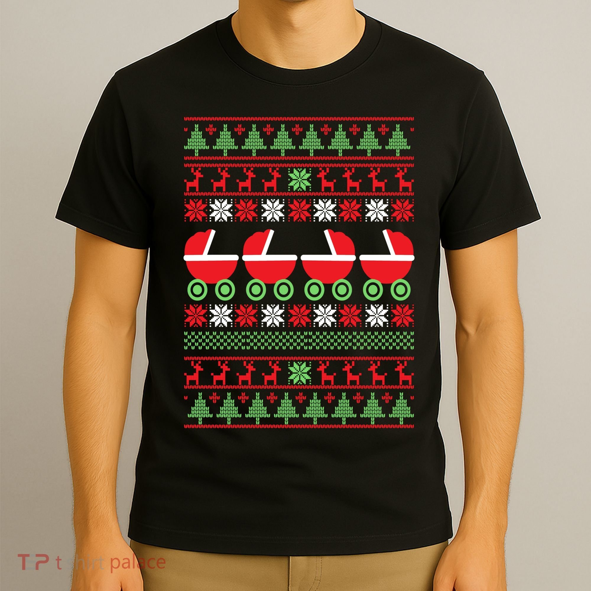 Cradle Ugly Christmas Sweater T-Shirt