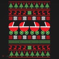 Cradle Ugly Christmas Sweater T-Shirt thumb 7