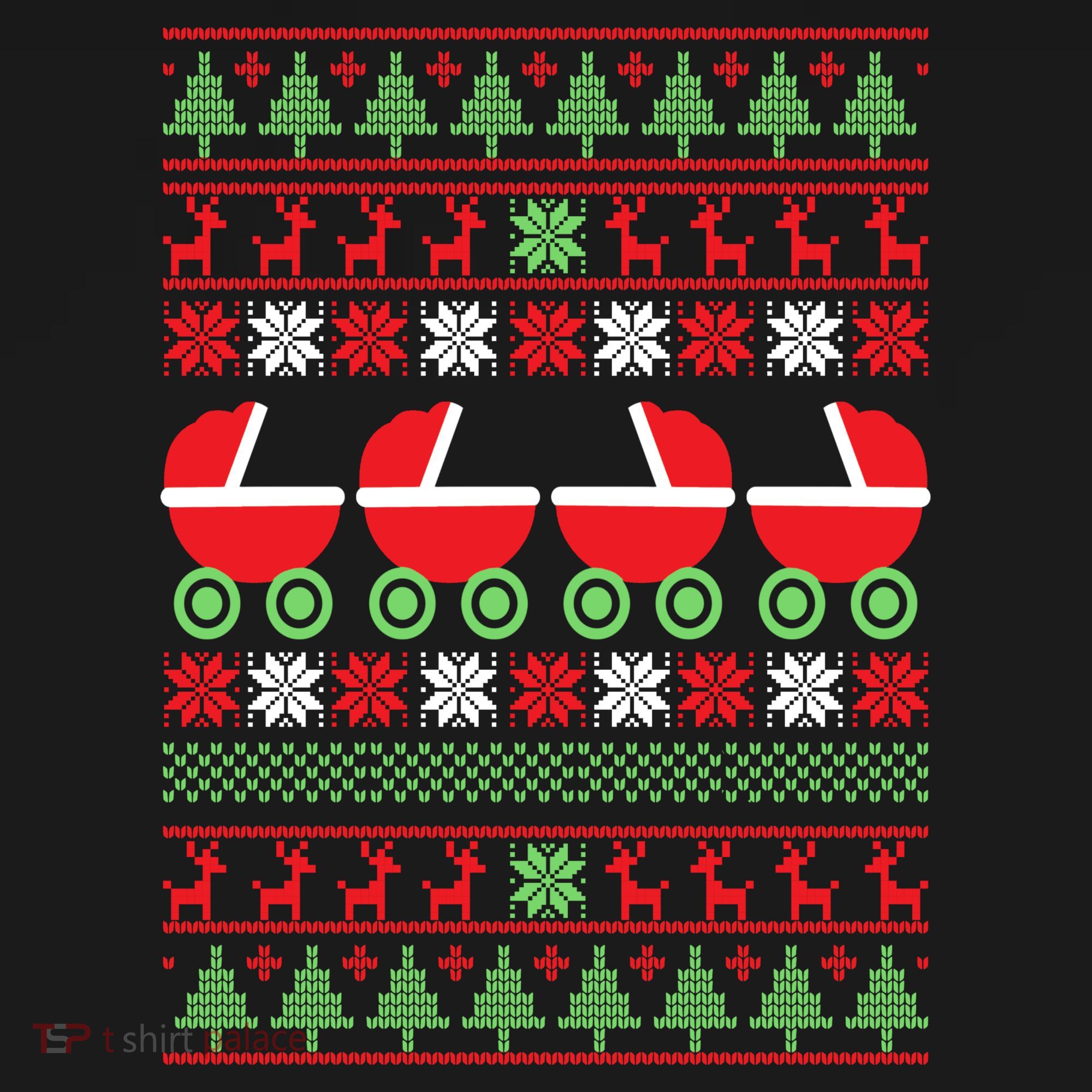 Cradle Ugly Christmas Sweater T-Shirt