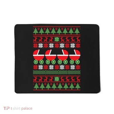 Cradle Ugly Christmas Sweater Mousepad