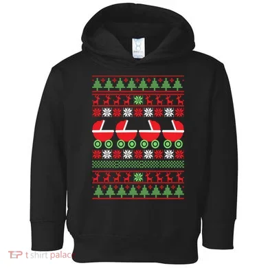 Cradle Ugly Christmas Sweater Toddler Hoodie