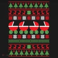 Cradle Ugly Christmas Sweater Toddler Hoodie thumb 2