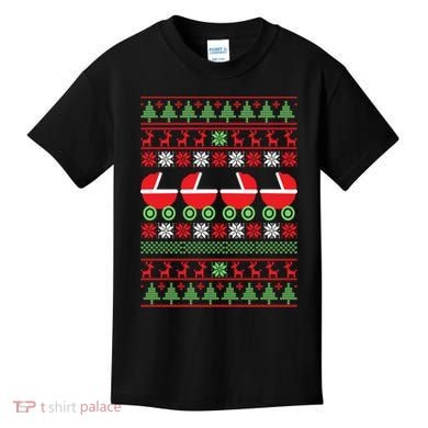 Cradle Ugly Christmas Sweater Kids T-Shirt