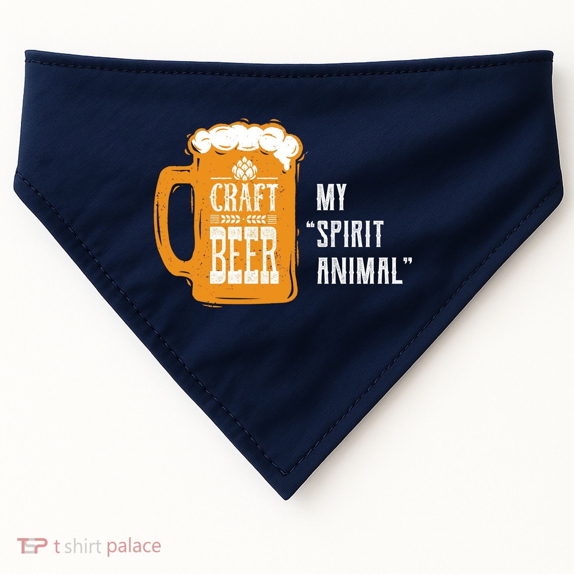 Craft Beer My Spirit Animal USA-Made Doggie Bandana