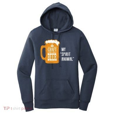 Craft Beer My Spirit Animal Women's Hoodie