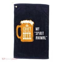 Craft Beer My Spirit Animal Golf Towel thumb 0
