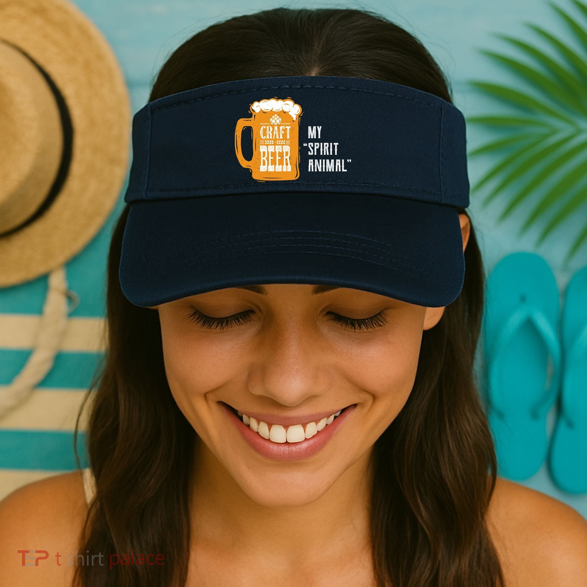 Craft Beer My Spirit Animal Visor