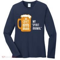 Craft Beer My Spirit Animal Women's Long Sleeve Shirt thumb 0