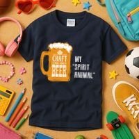 Craft Beer My Spirit Animal Kids T-Shirt thumb 3