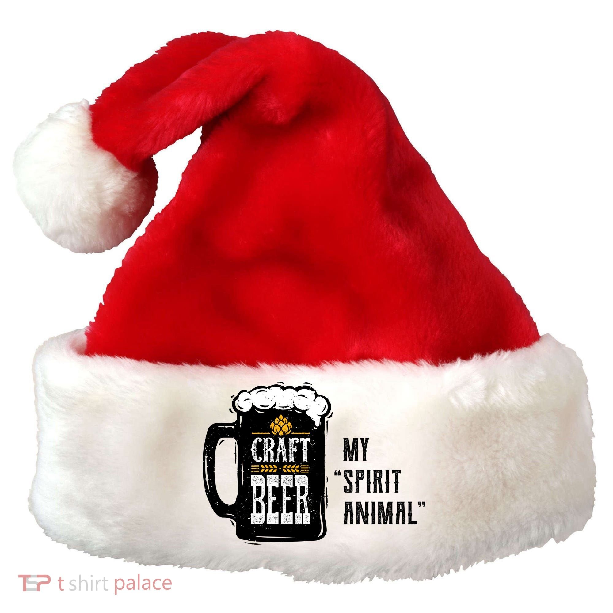 Craft Beer My Spirit Animal Santa Hat