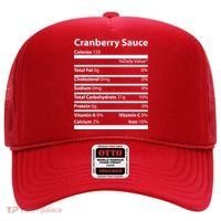 Cranberry Sauce Nutritional Facts Funny Thanksgiving Hat thumb 0