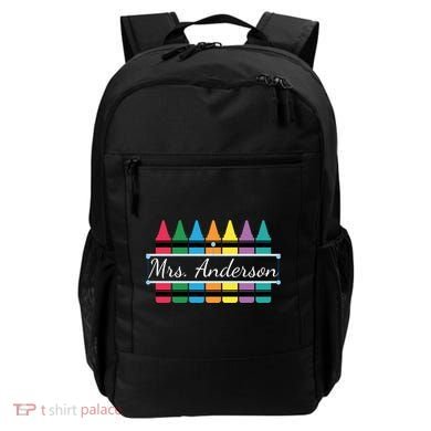 Crayon Customized Teacher Custom Personalize Name Backpack