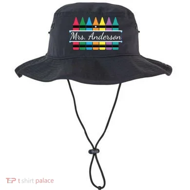 Crayon Customized Teacher Custom Personalize Name Bucket Hat