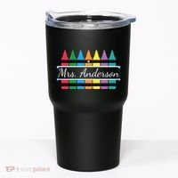 Crayon Customized Teacher Custom Personalize Name Tumbler thumb 0