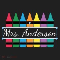 Crayon Customized Teacher Custom Personalize Name Tumbler thumb 3