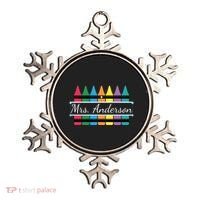 Crayon Customized Teacher Custom Personalize Name Ornament thumb 0