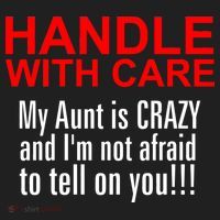 Crazy Aunt - Handle With Care Funny Women's Sweatshirt thumb 2
