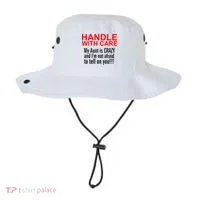 Crazy Aunt - Handle With Care Funny Bucket Hat thumb 0